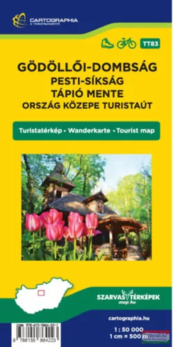Gödöllői-dombság turistatérkép 1:50 000