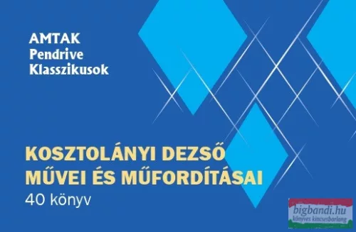 Kosztolányi Dezső művei és műfordításai - 40 könyv (pendrive könyvek)