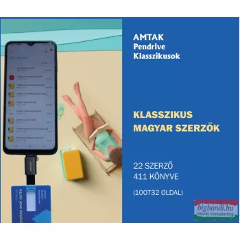   Klasszikus magyar szerzők: 22 szerző 411 könyve (pendrive könyvek)