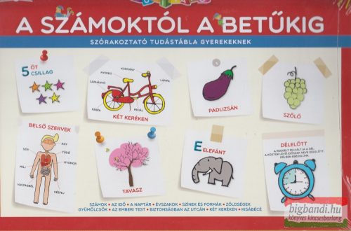 A számoktól a betűkig - Suliváró - Szórakoztató tudástábla gyerekeknek - bővített kiadás