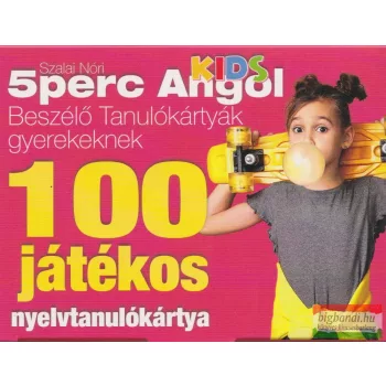   5 PERC ANGOL - Kids 100 játékos tanulókártyák gyerekeknek