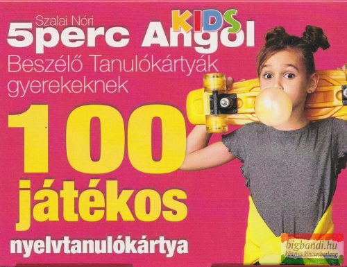 5 PERC ANGOL - Kids 100 játékos tanulókártyák gyerekeknek