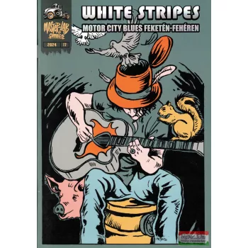   White Stripes - Motor Cíty Blues feketén-fehéren képregény