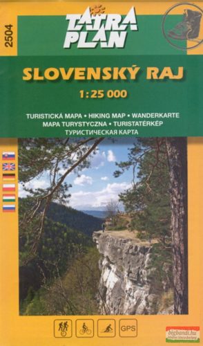 Szlovák Paradicsom turistatérkép 1:25000