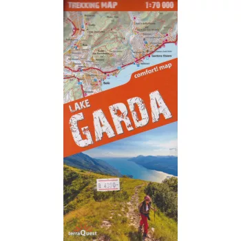Garda-tó trekking térkép (laminált) 