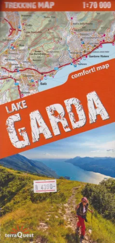Garda-tó trekking térkép (laminált) 