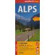 Alps - Alpok térkép (laminált) 