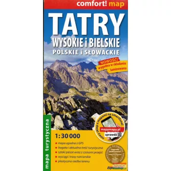   Tatry - (Wysokie i Bielskie Tatry) Magas-Tátra turistatérkép 1:30000