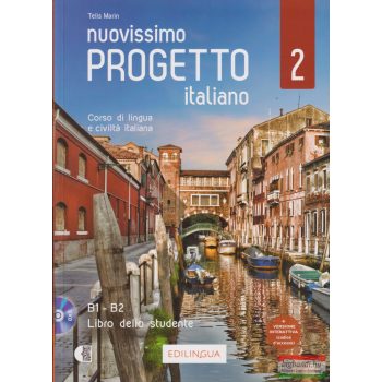   Nuovissimo Progetto italiano 2  - B1-B2 Libro dello studente + DVD vagy letölthető hanganyag