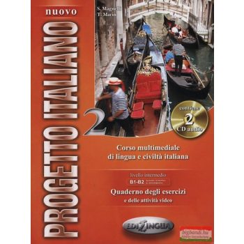   Progetto Italiano 2 Libro Degli Esercizi Nuovo - Munkafüzet + 2 CD