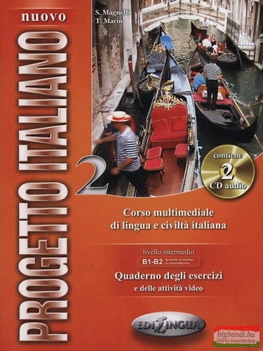 Progetto Italiano 2 Libro Degli Esercizi Nuovo - Munkafüzet + 2 CD
