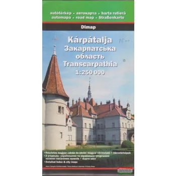 Kárpátalja térkép 1:250000