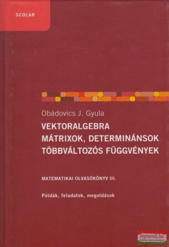 Obádovics J. Gyula - Vektoralgebra, mátrixok, determinánsok, többváltozós függvények