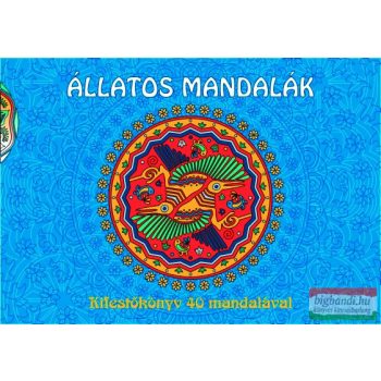 Állatos Mandalák - Kifestőkönyv 40 mandalával