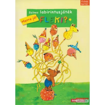 Merre jár Fleki? - Színes labirintusjáték