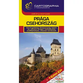 Prága, Csehország útikönyv + térkép