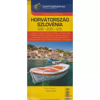 Horvátország, Szlovénia térkép 