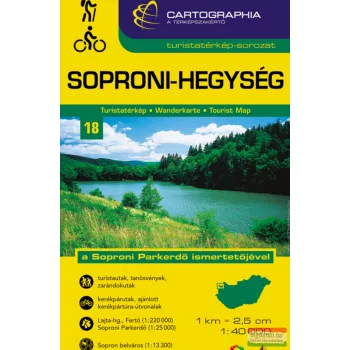 Soproni-hegység turistatérkép
