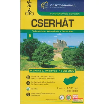 Cserhát turistatérkép