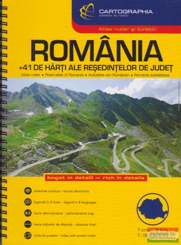 Románia autóatlasz 