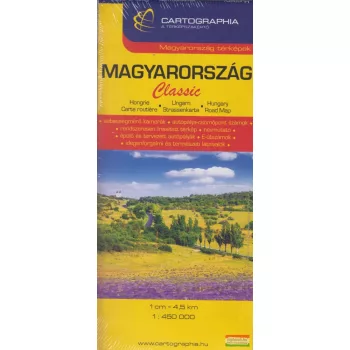 Magyarország Classic (puhaborítós) térkép