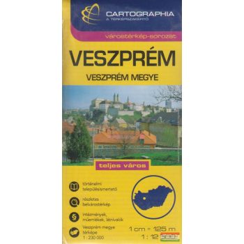 Veszprém várostérkép (+Veszprém megye térképe)