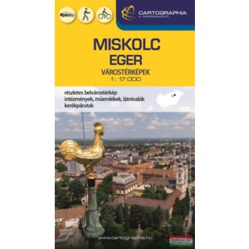 Miskolc, Eger várostérkép 1:17 000 / 1:12 500