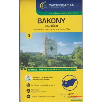 Bakony (déli rész) turistatérkép