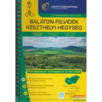 Balaton-felvidék, Keszthelyi-hegység turistakalauz 1:40000