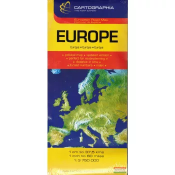 Európa autótérkép 1:3.750.000