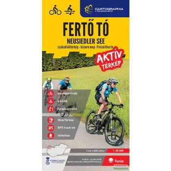 Fertő tó aktív térkép 1:80 000