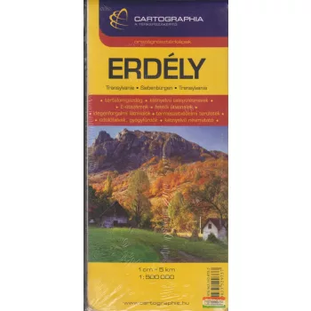 Erdély autótérkép 1 : 500000