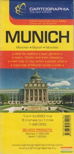 München / Munich várostérkép 1:22000