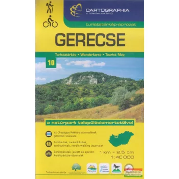 Gerecse turistatérkép 1:40000