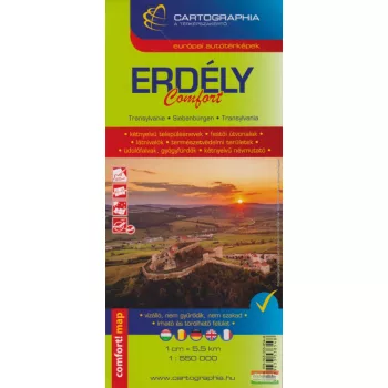 Erdély Comfort térkép 1:550 000