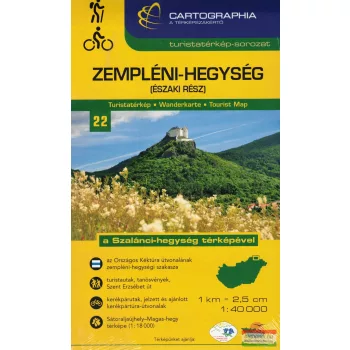 Zempléni-hegység (északi rész) turistatérkép 1:40000