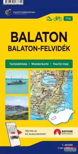 Balaton – Balaton-felvidék turistatérkép