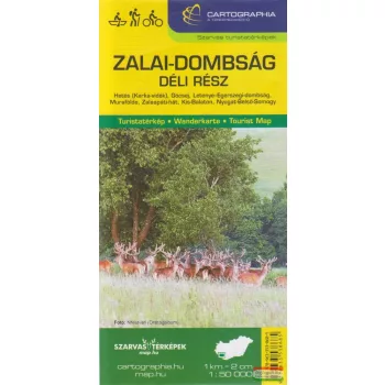 Zalai-dombság déli rész turistatérkép 1: 50 000