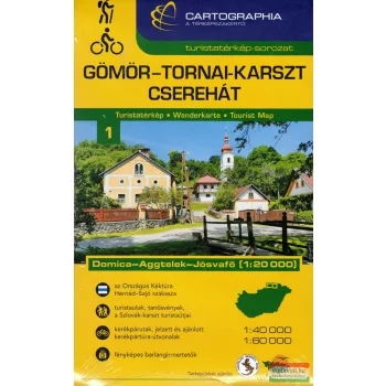   Gömör-Tornai-karszt és Cserehát turistatérkép 1:40 000, 1:60 000