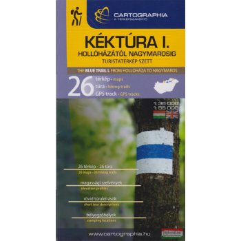 Kéktúra I-II-III.  turistatérkép szett