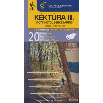   Kéktúra III. turistatérkép szett (Dél-Dunántúl) – Írott-kő - Szekszárd