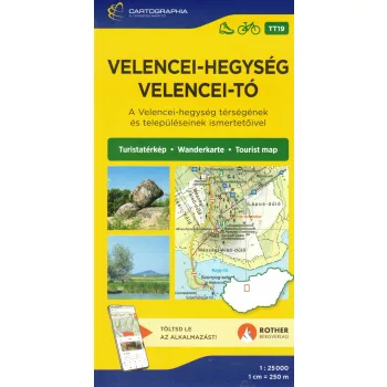   Velencei-hegység, Velencei-tó turistatérkép [TT19] 1:25000