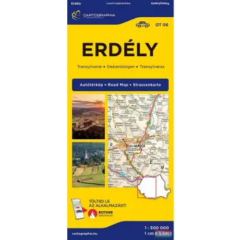 Erdély autótérkép 1 : 500000