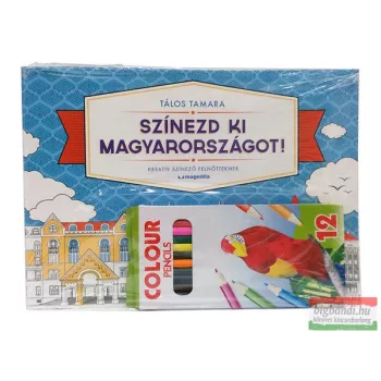 Színezd ki Magyarországot! + Színes ceruza 