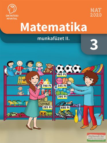 Matematika munkafüzet 3. osztályosoknak II. kötet OH-MAT03MA/II