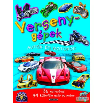 Mozgalmas matricásfüzet - Versenygépek
