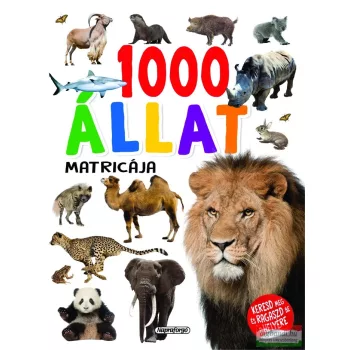 1000 állat matricája - Fehér