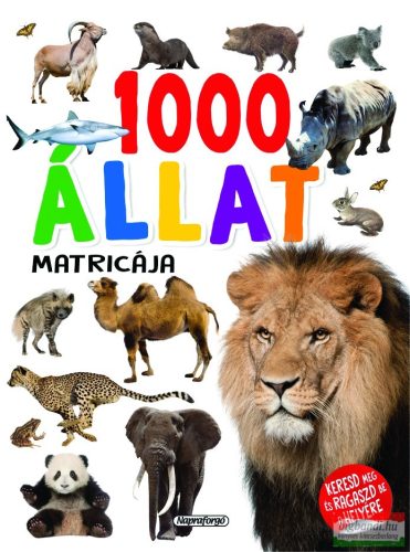 1000 állat matricája - Fehér