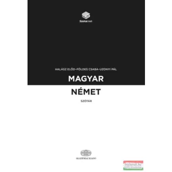   Halász Előd, Földes Csaba, Uzonyi Pál - Magyar-német szótár + online szótárcsomag 