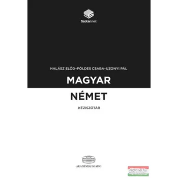   Halász Előd, Földes Csaba, Uzonyi Pál - Magyar-német kéziszótár + online szótárcsomag 